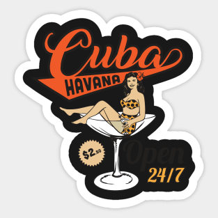 Havana Cuba Sticker